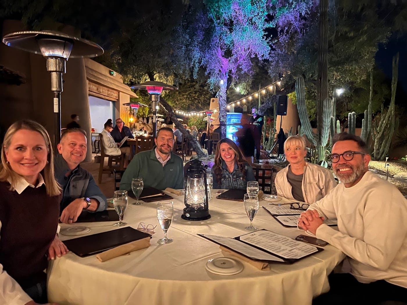 Dinner in Scottsdale with the Bealls and Byers