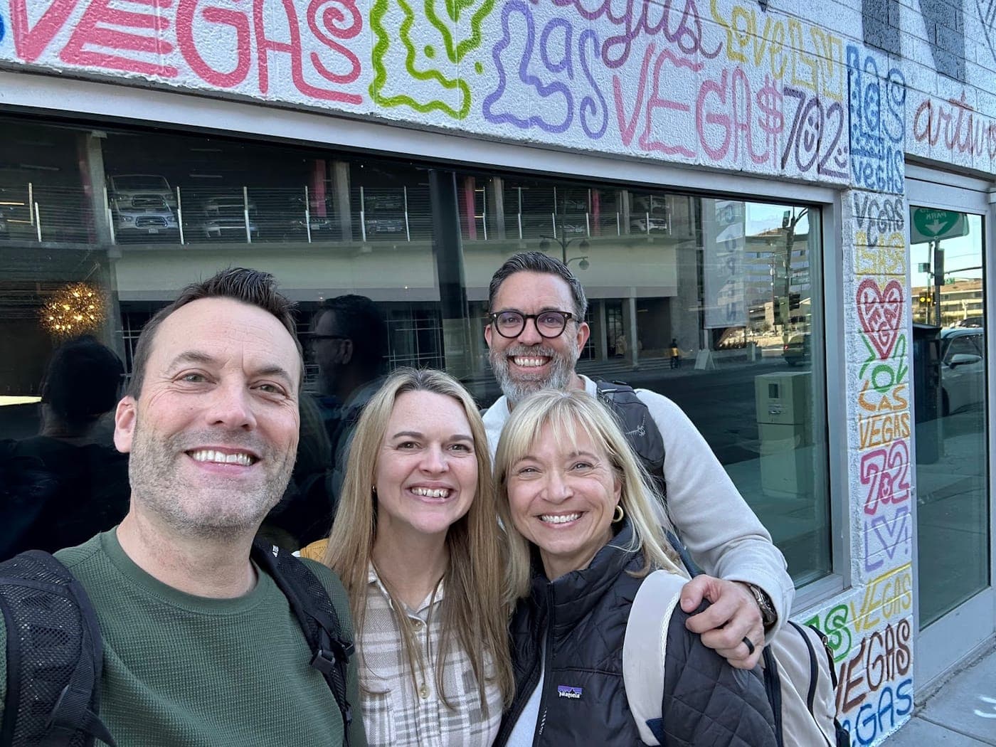 Terry and Robin with the Russells in Las Vegas
